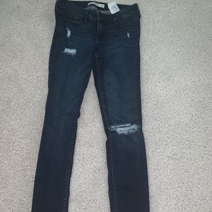Hollister Dark wash Ripped Jeans